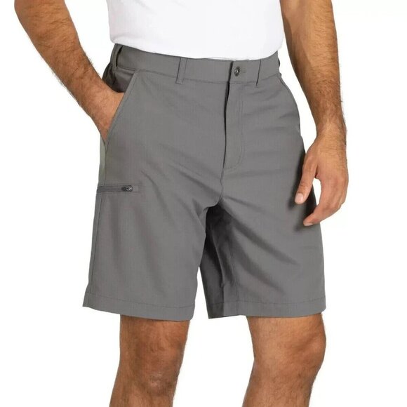 NEW Gerry Tech Shorts Men's 34 Gray Stretch Fabric Waistband UV 30+ Cargo - Picture 1 of 7